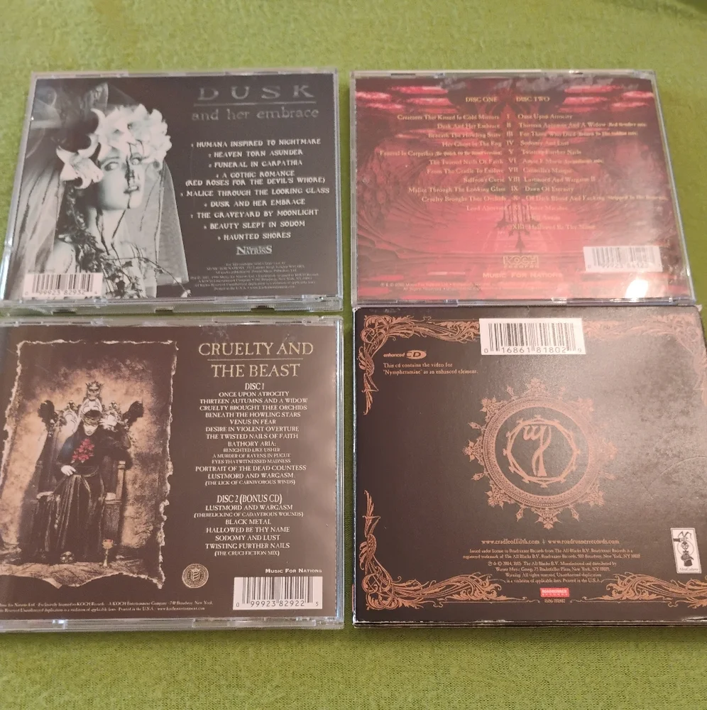 Cradle of Filth CD Set of 4 Albums - Picture 6 of 14